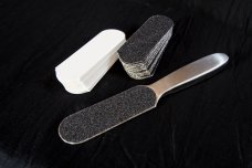 Stainless Steel Pedicure File and Refill Paper